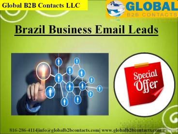 Brazil Business Email Leads