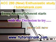 ACC 290 (New) Enthusiastic study--tutorialrank.com