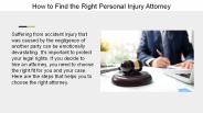 How to Find the Right Personal Injury Attorney