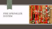 Fire Sprinkler System