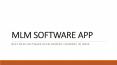 MLM Software App | Leading MLM Software Development Company in India PowerPoint PPT Presentation