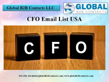 CFO Email List USA