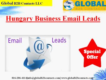 Hungary Business Email Leads