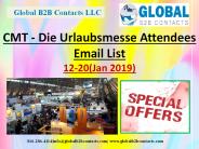 CMT - Die Urlaubsmesse Attendees Email List