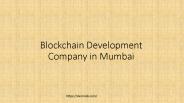 blockchain application development companies in Mumbai