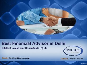 Best Financial Advisor in Delhi