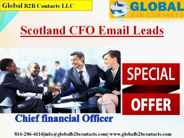 Scotland CFO Email Leads