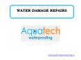 WATER DAMAGE REPAIRS PowerPoint PPT Presentation
