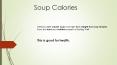 Low-Level soup calorie recipes for weight loss. PowerPoint PPT Presentation