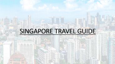 Singapore Travel Guide