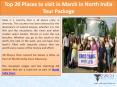 Top 20 Places to visit in March in North India Tour Package PowerPoint PPT Presentation