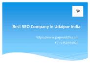 Best SEO Company in Udaipur India
