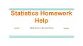 Statistics Help, Statistics homework help, Statistics Fields PowerPoint PPT Presentation