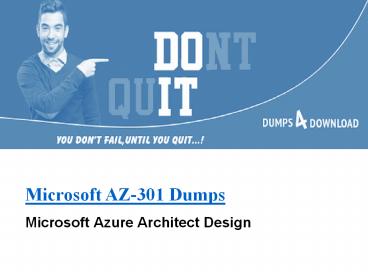 How to get Study Material for the Microsoft AZ-301 Certification