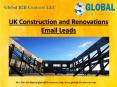 UK Construction and Renovations Email Leads PowerPoint PPT Presentation