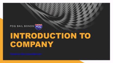 PDQ Bail Bonds Company, Colorado, USA