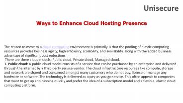 Ways to Enhance Cloud Hosting Presence (1)