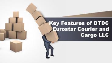 Key Features of DTDC Eurostar Courier and Cargo LLC