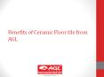 Benefits of Ceramic Floor tile from AGL PowerPoint PPT Presentation