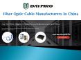 Fiber Optic Cable Manufacturers In China PowerPoint PPT Presentation