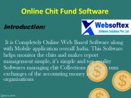 Chit Fund Software in India by Websoftex