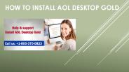 How to Install AOL Desktop Gold
