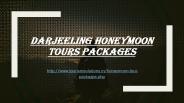 Darjeeling honeymoon tours Packages