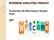 The Business Analysis Toolkit - By Expert Toolkit