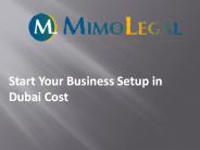 Start Your Business Setup in Dubai Cost
