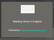 Wedding Venue in England