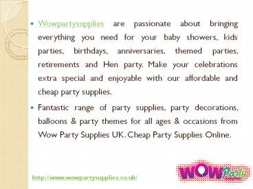 Cheap Party decorations (2)