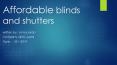 home office window blinders PowerPoint PPT Presentation