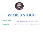 Mens Motorcycle Leather Pants