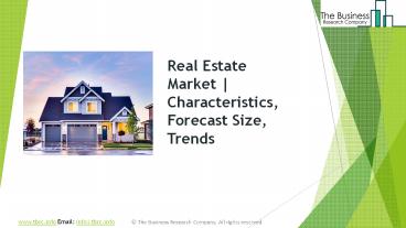Real Estate Global Market Report 2019