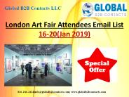 London Art Fair Attendees Email List