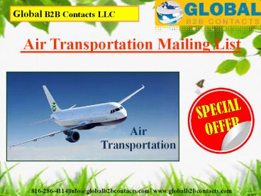 Air Transportation Mailing List