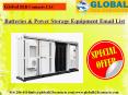 Batteries & Power Storage Equipment Email List PowerPoint PPT Presentation