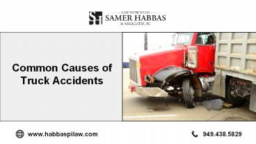 Common Causes of Truck Accidents