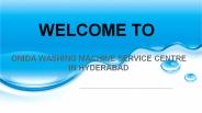 Onida Washing Machine Service Centre In hyderabad