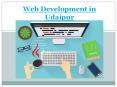 Web Development in Udaipur PowerPoint PPT Presentation