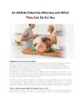 An Athlete Paternity Attorney and What They Can Do for You PowerPoint PPT Presentation