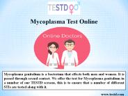 Mycoplasma Test Online