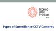 Types of Surveillance CCTV Cameras Dubai - Techno Edge Systems LLC PowerPoint PPT Presentation