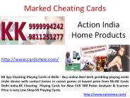 Marked Cheating Cards in Delhi