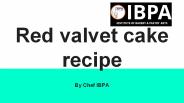 Red Valvet Cake Recipe by IBPA