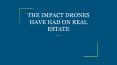 THE IMPACT DRONES HAVE HAD ON REAL ESTATE
