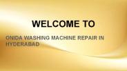 Onida Washing Machine Repair In Hyderabad