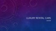 Luxury Rental Cars (2)