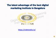 Best digital marketing course in Bangalore