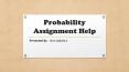 Pocket Friendly Probability Assignment Help For Students PowerPoint PPT Presentation